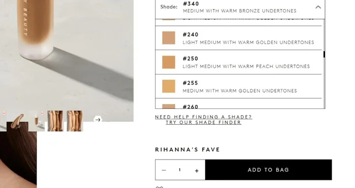 Check the brand's website and product description to determine the undertone (e.g., C for cool, W for warm, N for neutral).