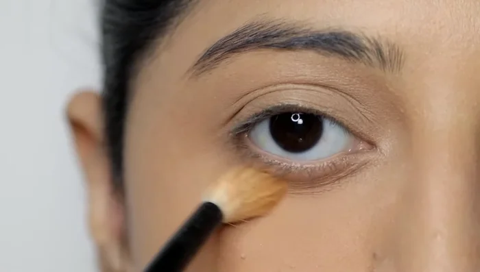 Set the concealer with setting powder to help it last longer.