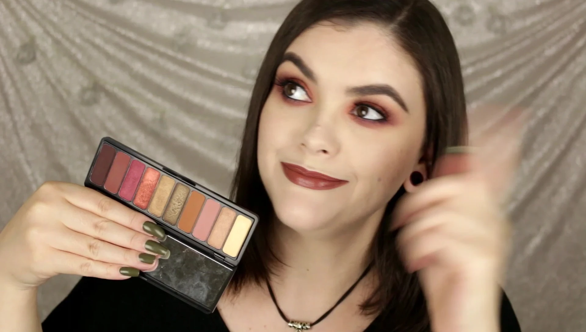 Beginning of the eye makeup tutorial