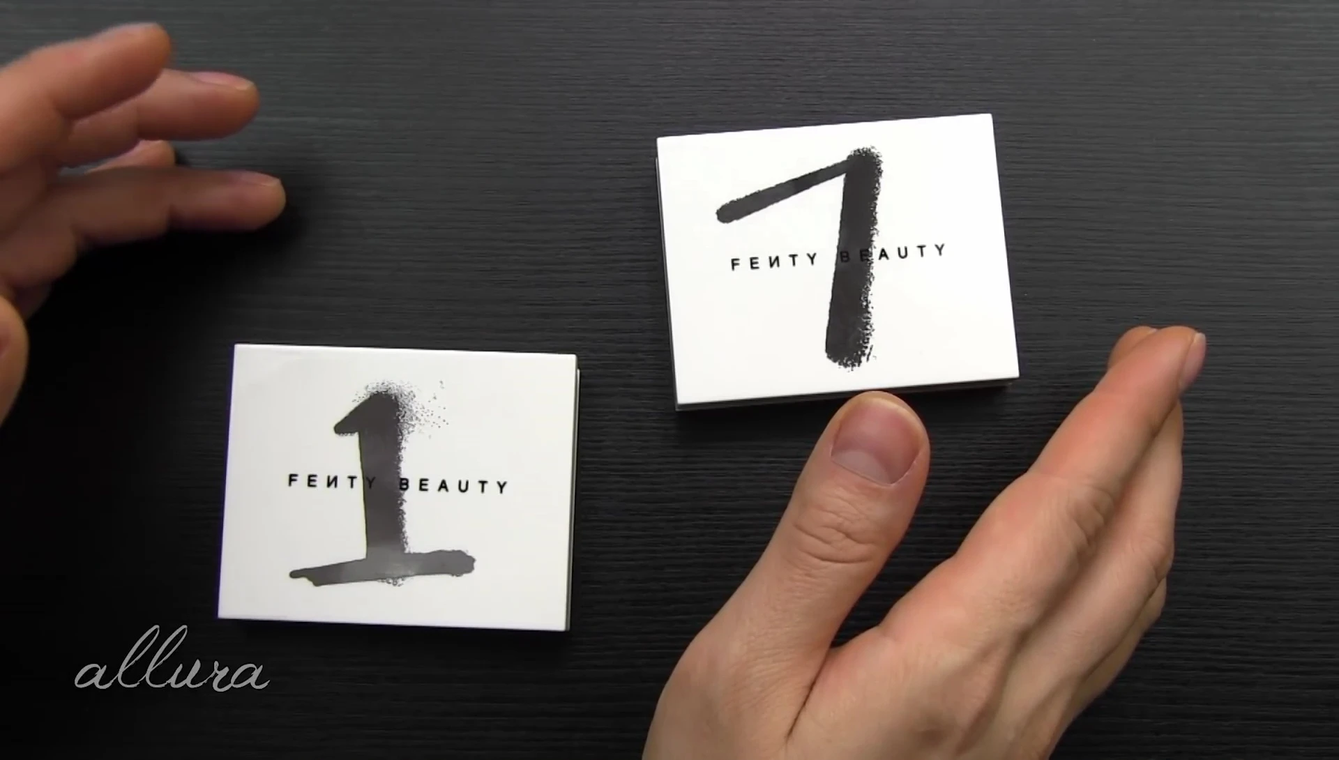 Both palettes, #1 and #7, shown side-by-side