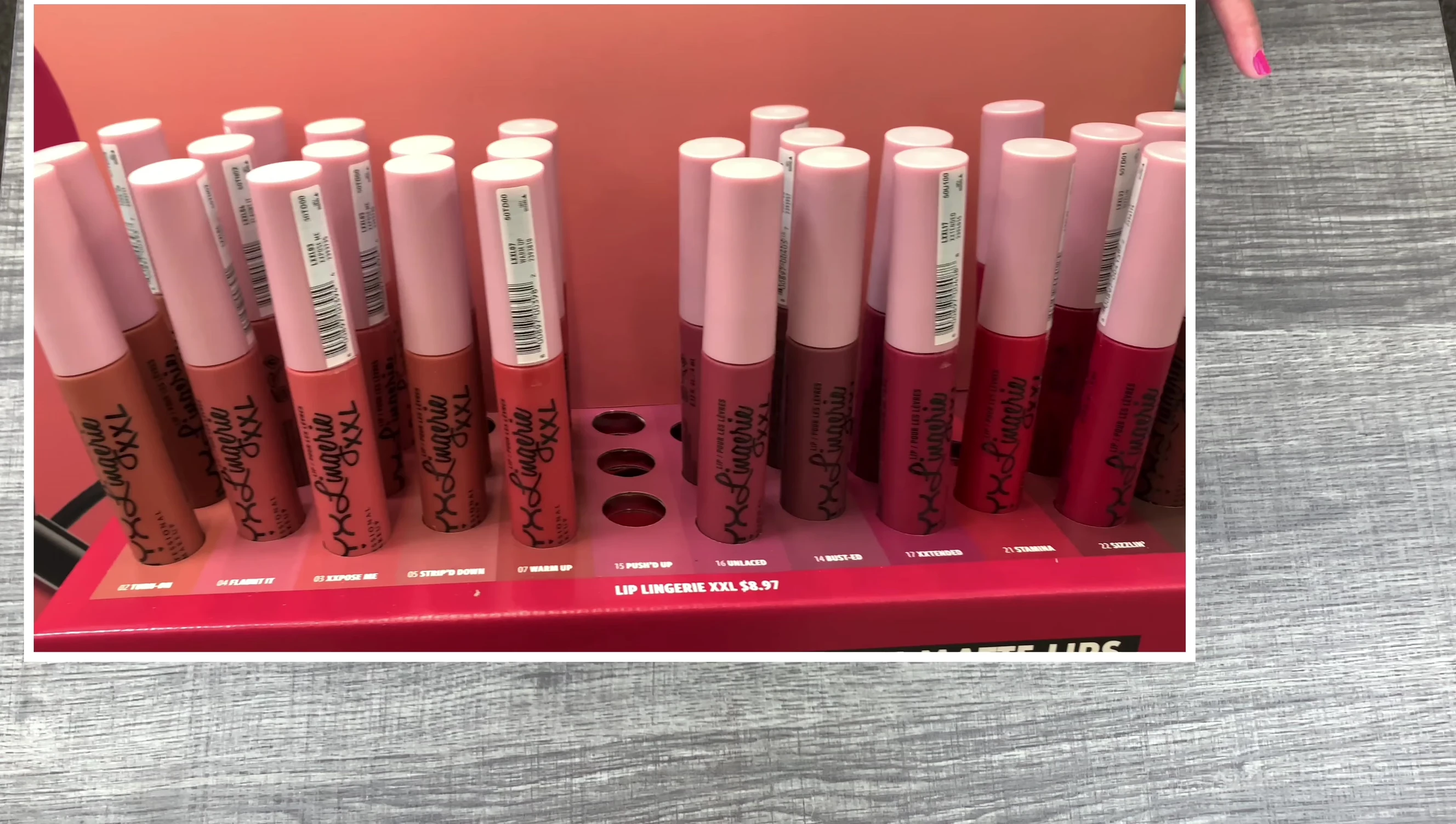A wide shot highlighting the diverse color range within the palette.