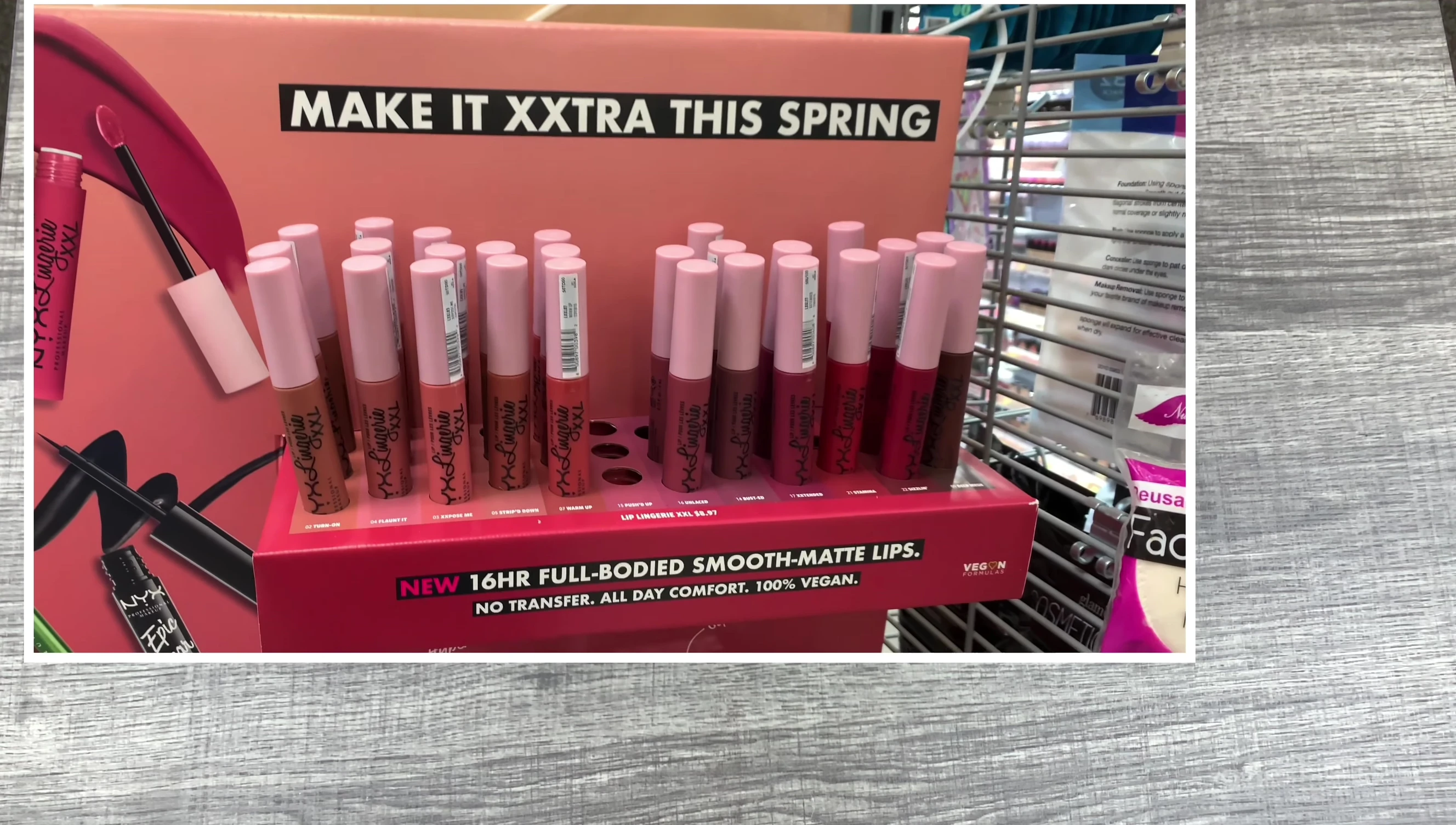 The NYX highlighter duo shown alongside the eyeshadow palette.
