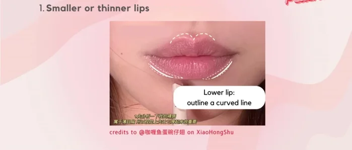Draw a line in an 'M' shape on your Cupid's bow to increase height.