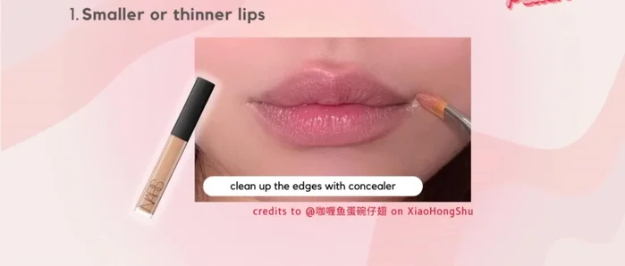 Use a tiny bit of concealer to clean up any harsh edges.