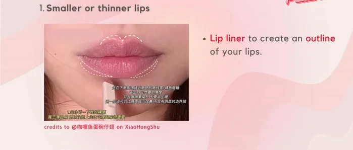 Draw a line in an 'M' shape on your Cupid's bow to increase height.