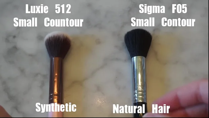 Choosing Highlighting and Contouring Brushes: Select brushes based on desired thickness, density, and price point. Examples include e.l.f., Luxie, and Tarte brands.