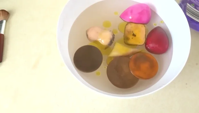 Optional second wash: For heavily soiled sponges, repeat steps 1-4. This ensures a truly deep clean.