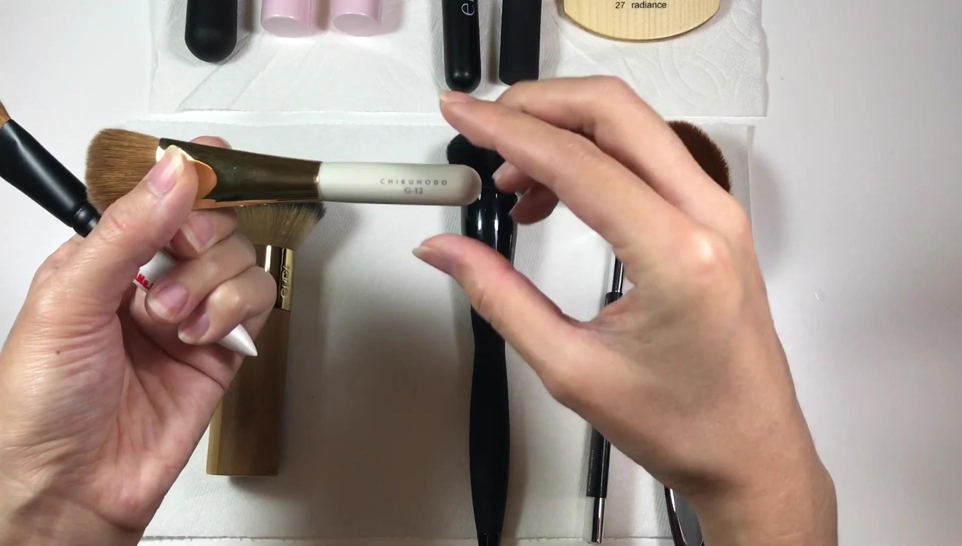 The Chikuhodo G12 foundation brush
