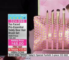 Too Faced Pro Essential Teddy Bear Hair Brush Set Review: A Luxurious Makeup Experience
