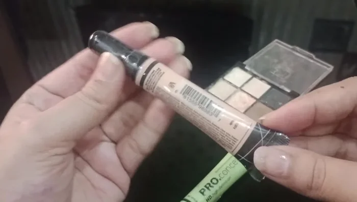 Apply foundation as usual, and set with powder for long-lasting results.