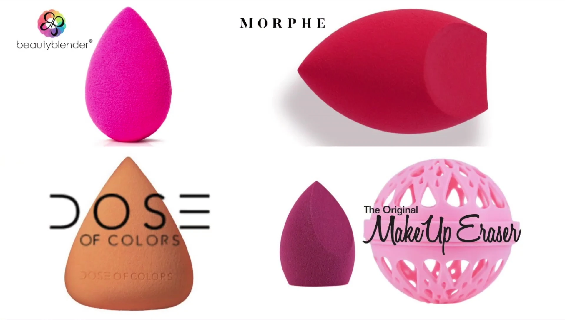 Close-up of the Beauty Blender sponge.