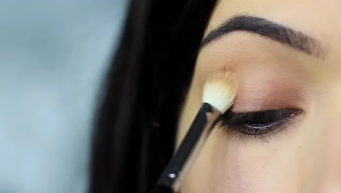 Softly blend any harsh lines with the blending brush.