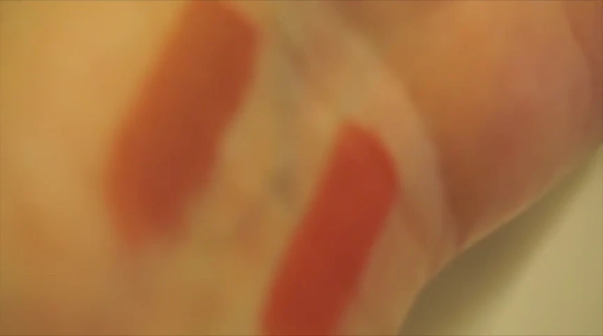 Swatches of both Raquel and Brigitte lipsticks side-by-side for comparison.