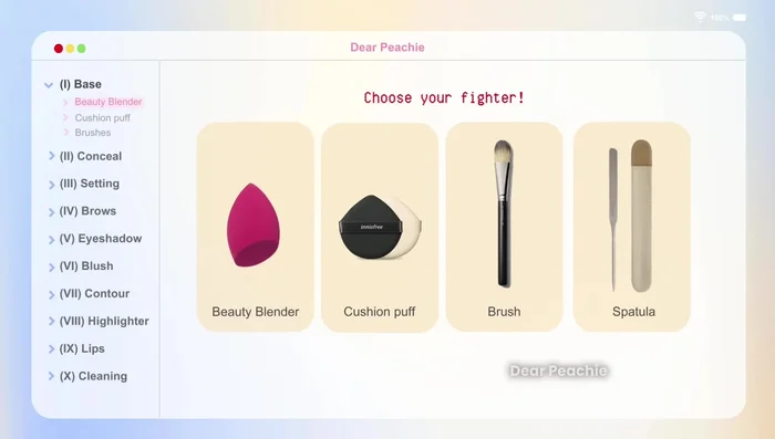 Applying Foundation: For beginners or oily/combination skin, the dampened Beauty Blender offers seamless, natural coverage. For dry/combination skin, the cushion puff maximizes foundation's original finish.