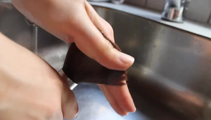 Check for soap residue and rinse again if necessary.