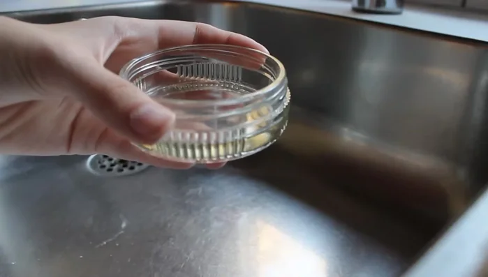 Put water in a bowl.