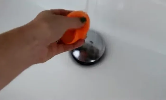 Applying foundation using Beauty Blender