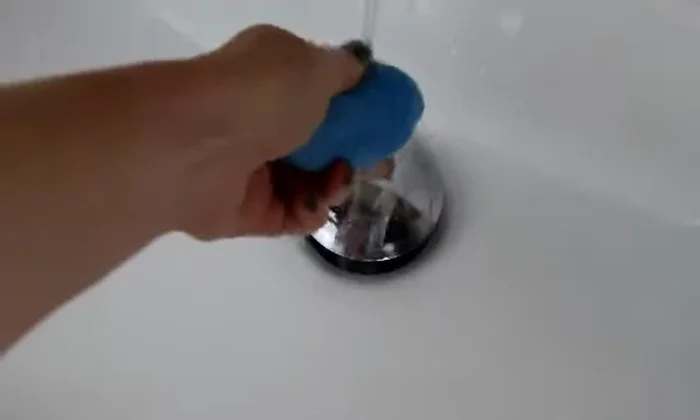 Applying foundation using Beauty Blender