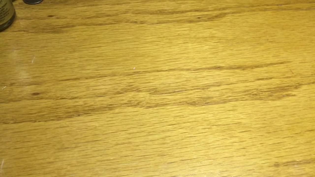The reviewer showing the back of the palette