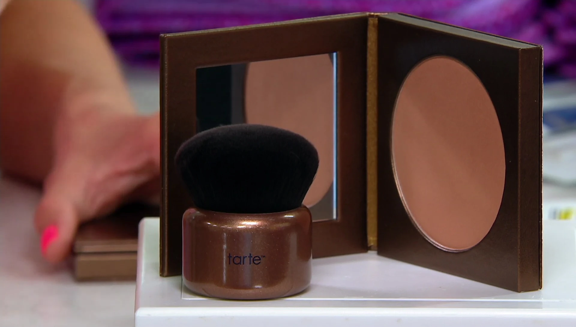 Close-up of the Park Ave Princess bronzer palette