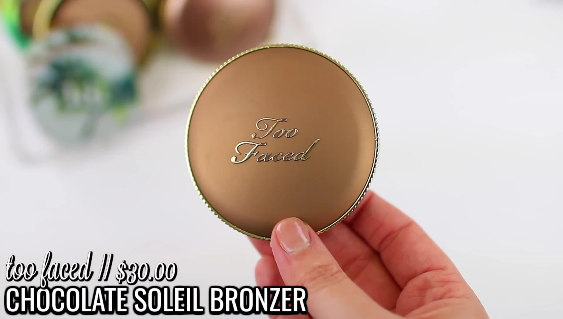 Too Faced Chocolate Soleil Bronzer packaging