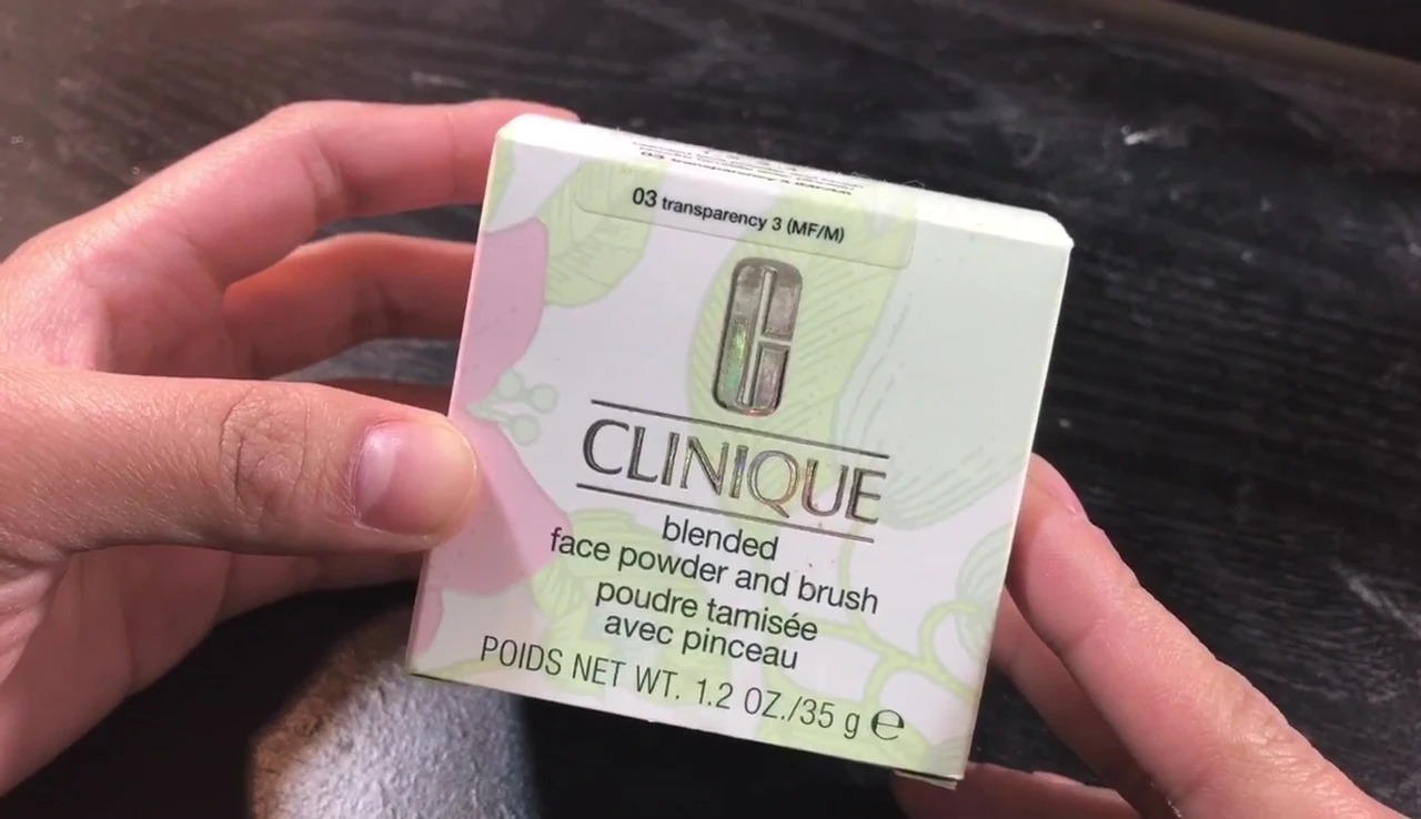 Speaker talking about her long-time use of Clinique products.