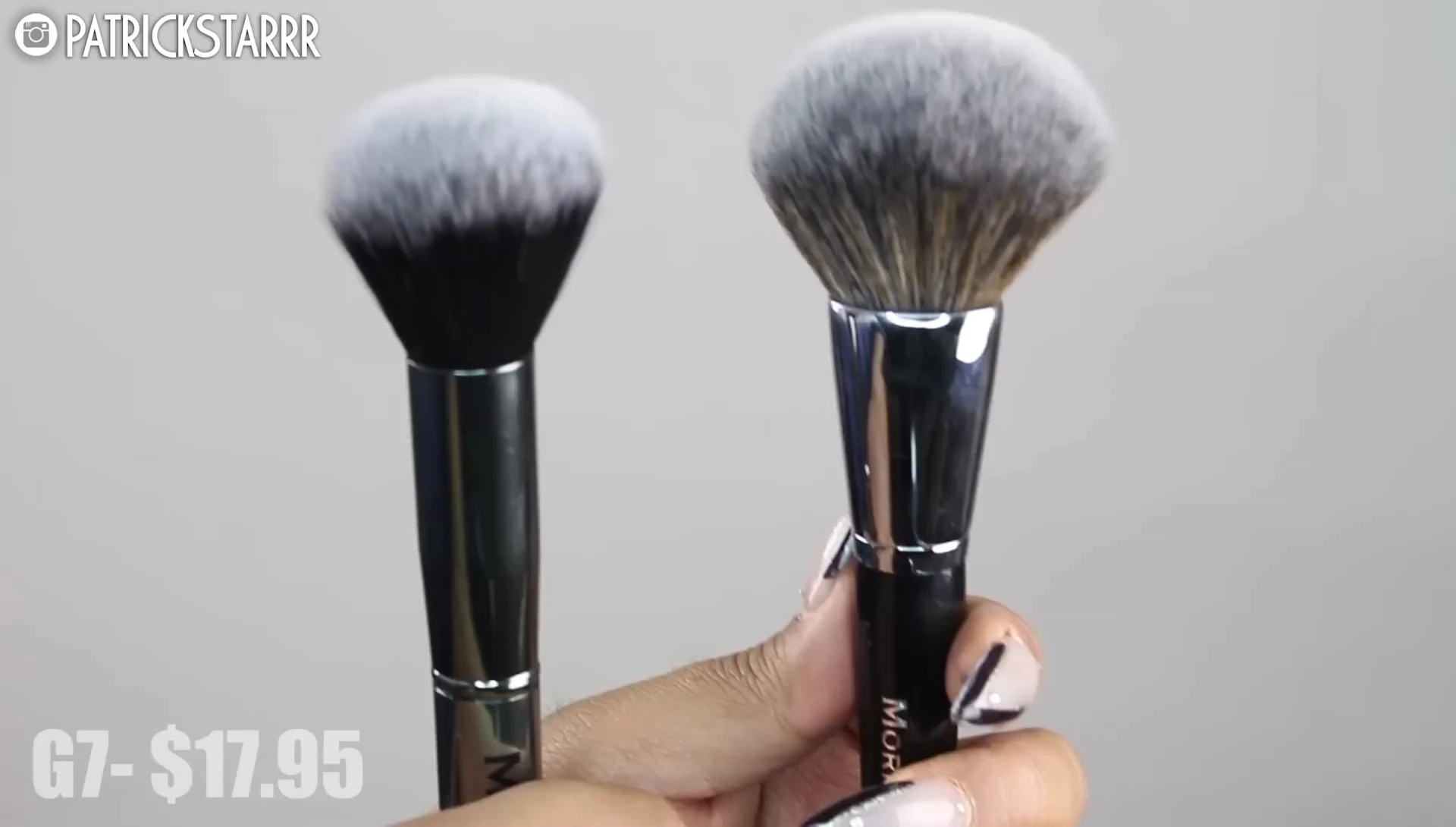 Close-up of the Morphe G7 brush