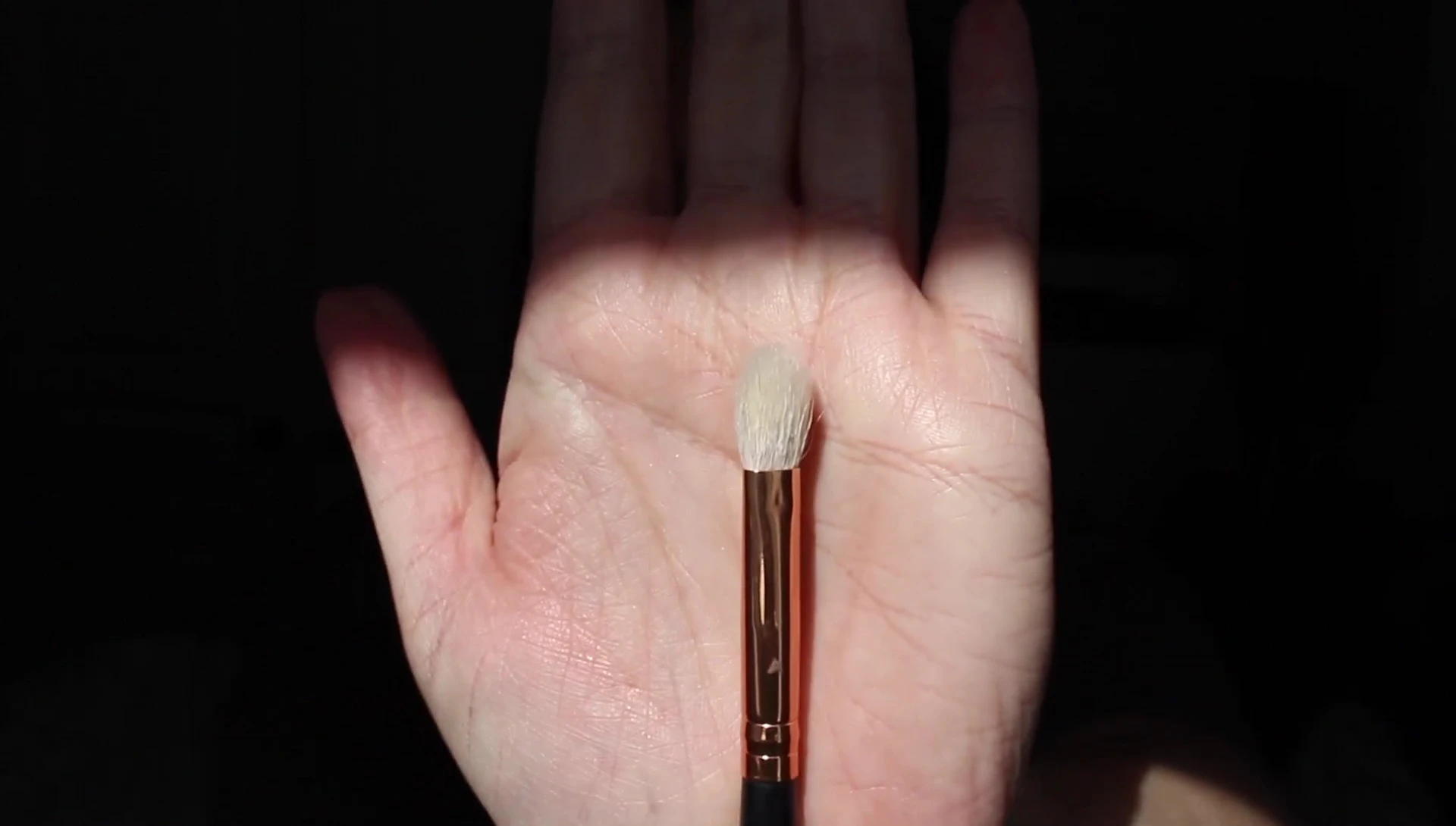 Close-up of larger blending brush