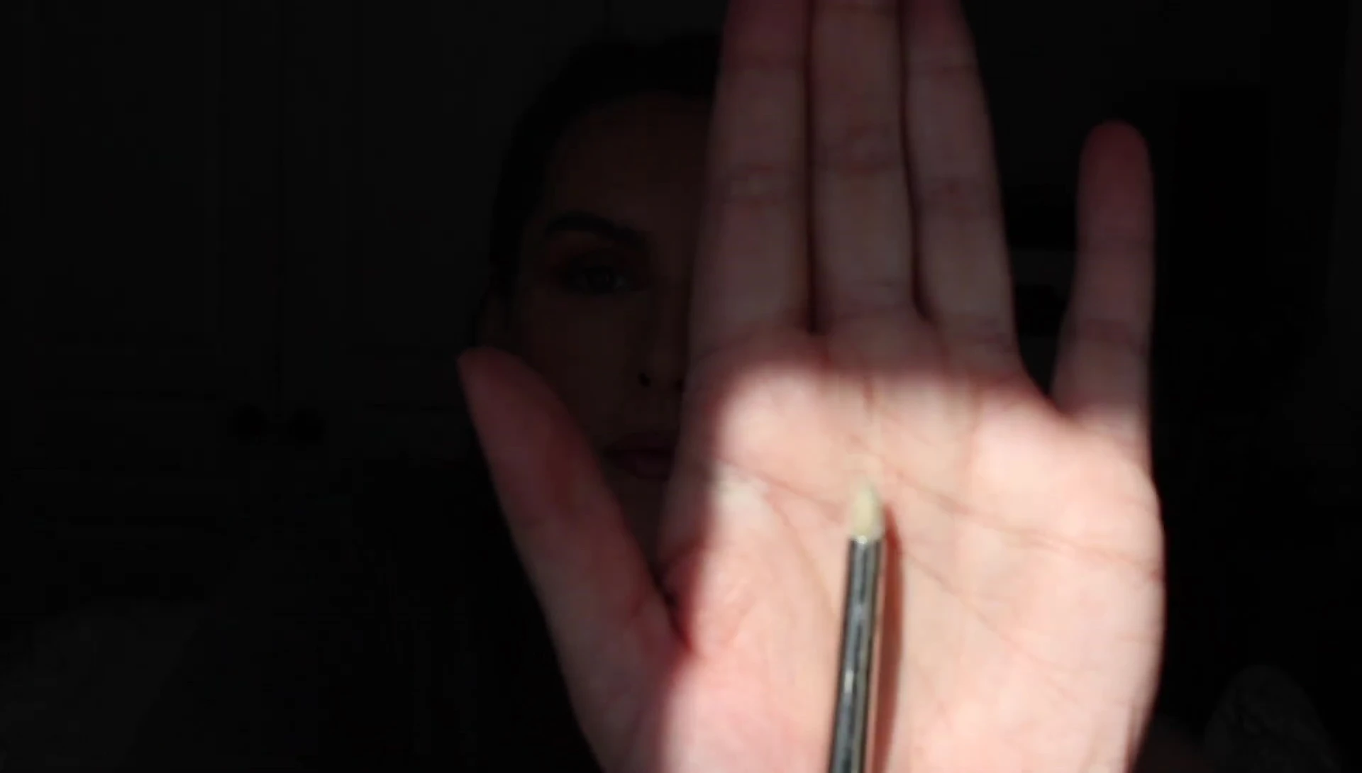 Close-up of pencil brush