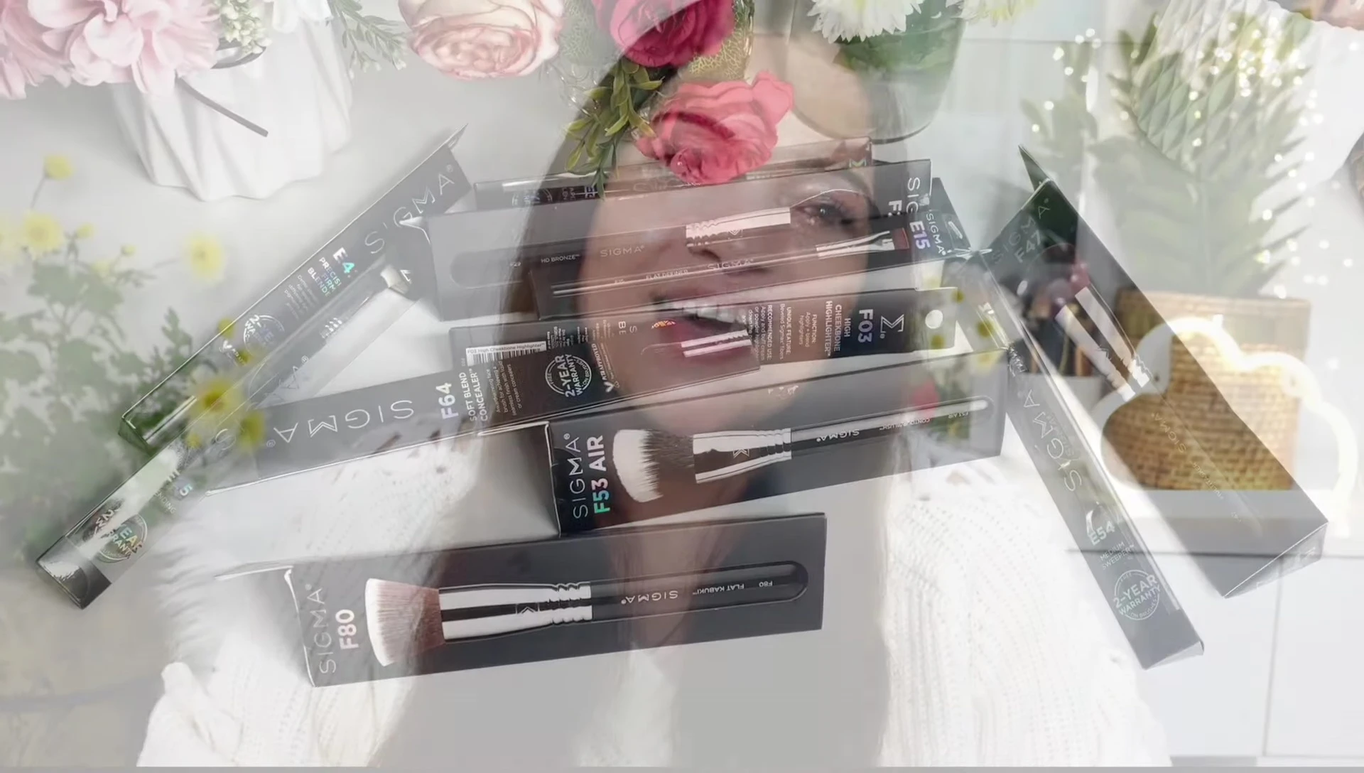 Sigma Beauty brush set packaging