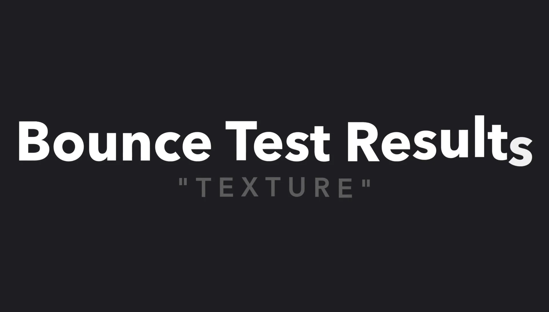 Comparison shot showing texture differences after application