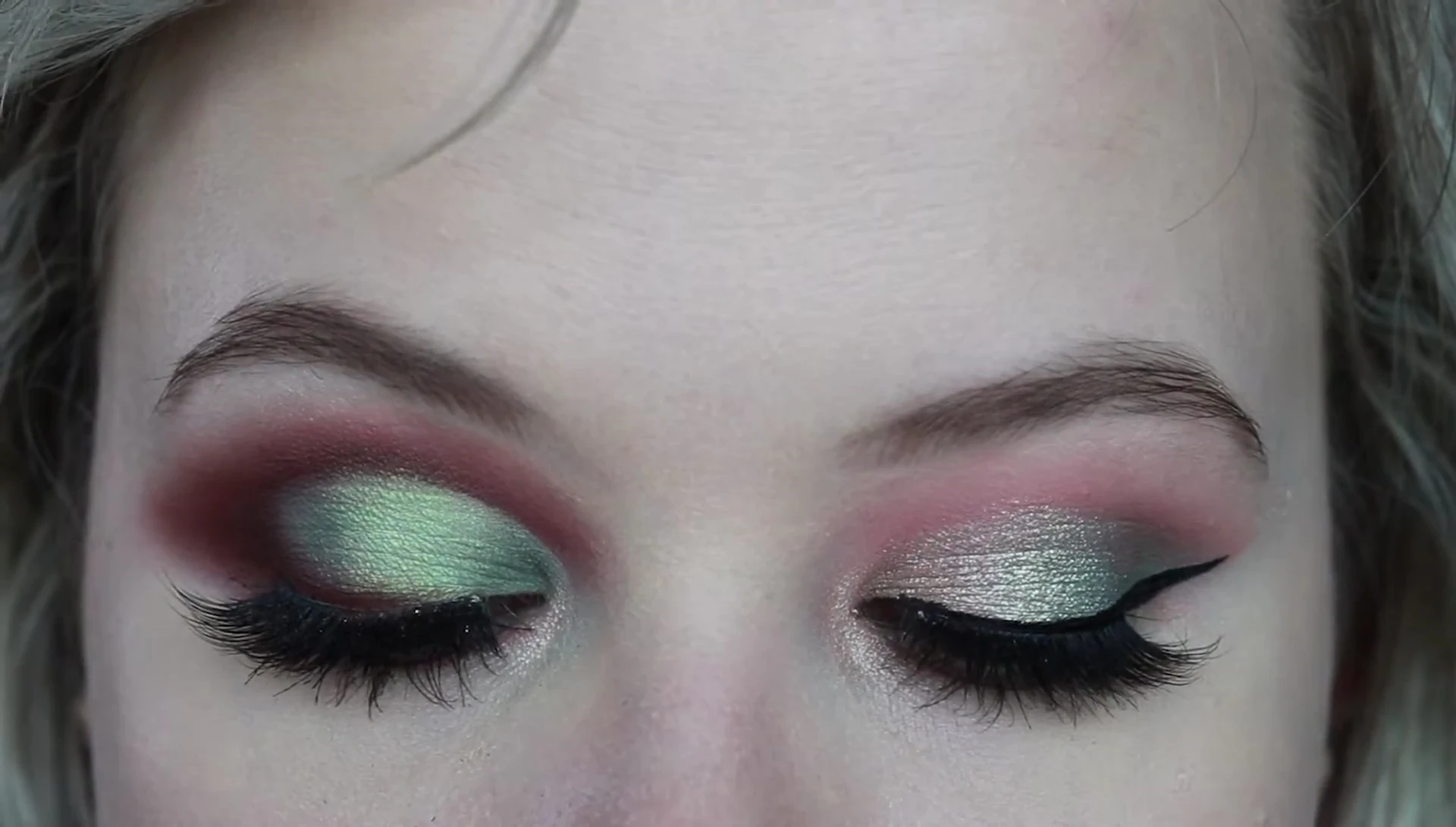 Shifting perspective after seeing makeup looks created with the palette