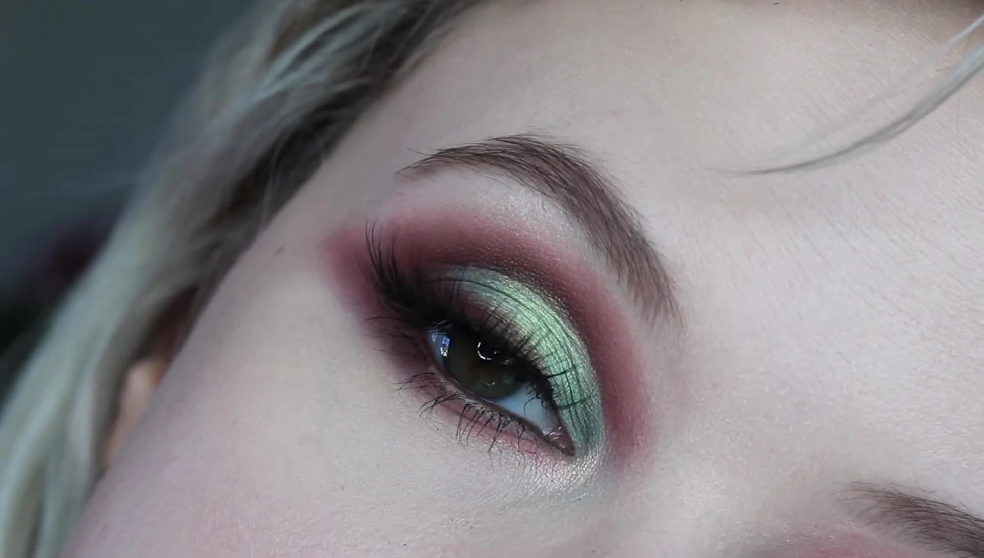 The reviewer commenting on the number of matte and metallic shades