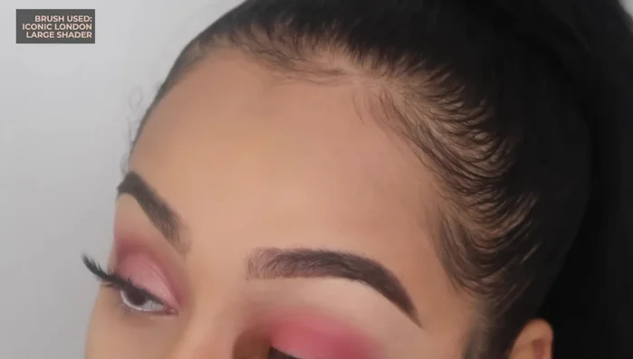 Diffuse and blend the edges with a clean brush to create a seamless look.