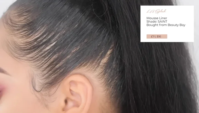 Apply white liner (La Splash White Mousse Liner or Jeffree Star Drug Lord Liquid Lipstick) to the waterline.