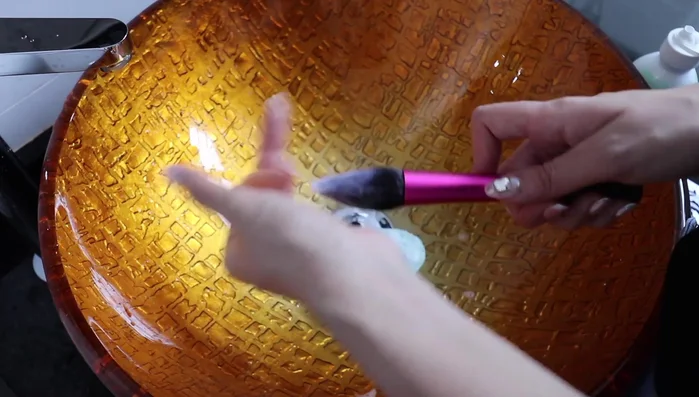 Gently squeeze out excess water.